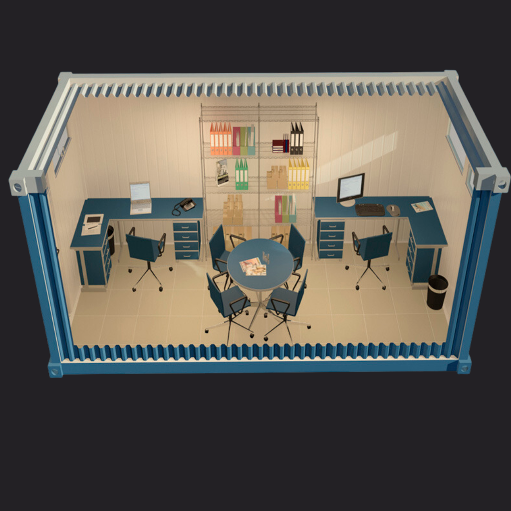 Containers empilhados